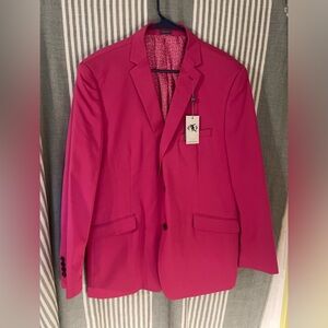 Madison Hot Pink Sport Coat‎ Size 44R NWT